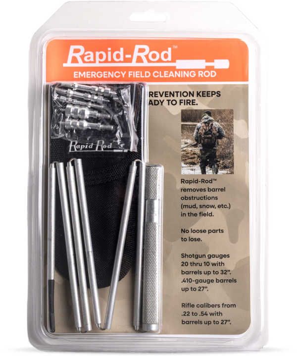 Rapid-Rod™ 26" Collapsible Gun Cleaning Rod w/Case & 5 Jags
